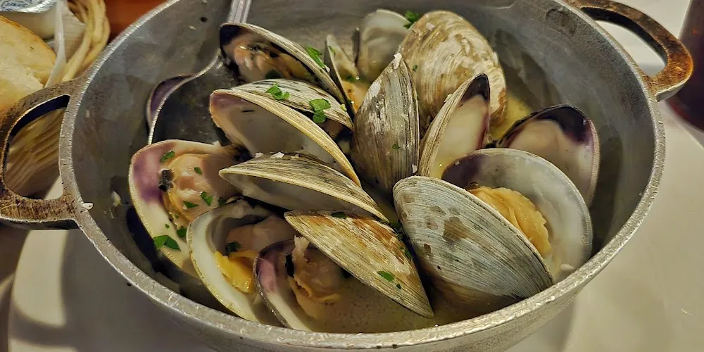 Clams in White Wine Sauce